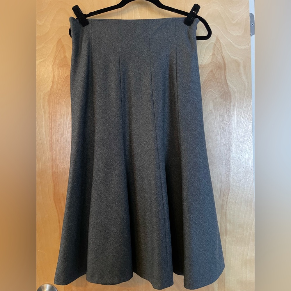 Michael Kors Charcoal A-Line Skirt